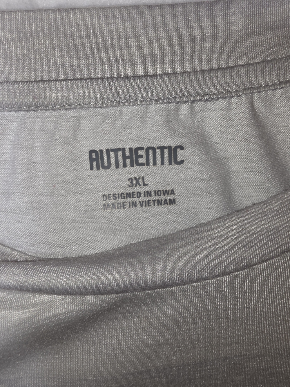 Iowa State Gray Striped Raglan Tee - Picture 3 of 7